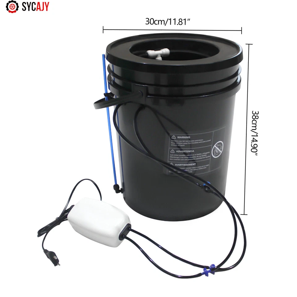 5 Gallon 1 Buckets Hydroponic Bucket Hydroponic Machine Drip Irrigation System - Image 3 of 4