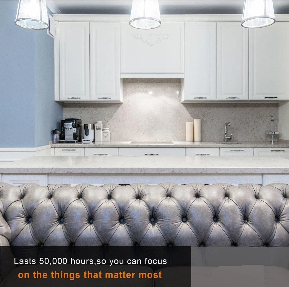 2 Pack 1000W Equivalent LED Corn Bulb 15000 Lumen 5000K Daylight White E26 E39 - Image 4 of 4