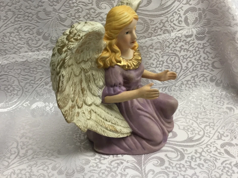 "Figura de ángel arrodillado The Nativity 2002 Home Interiors repuesto de 5"" de alto" Foto 2 de 4