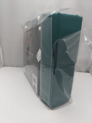 TRIBECA LIVING CAL KING SHEET SET 4 Pieces, teal 76 - Picture 4 of 6