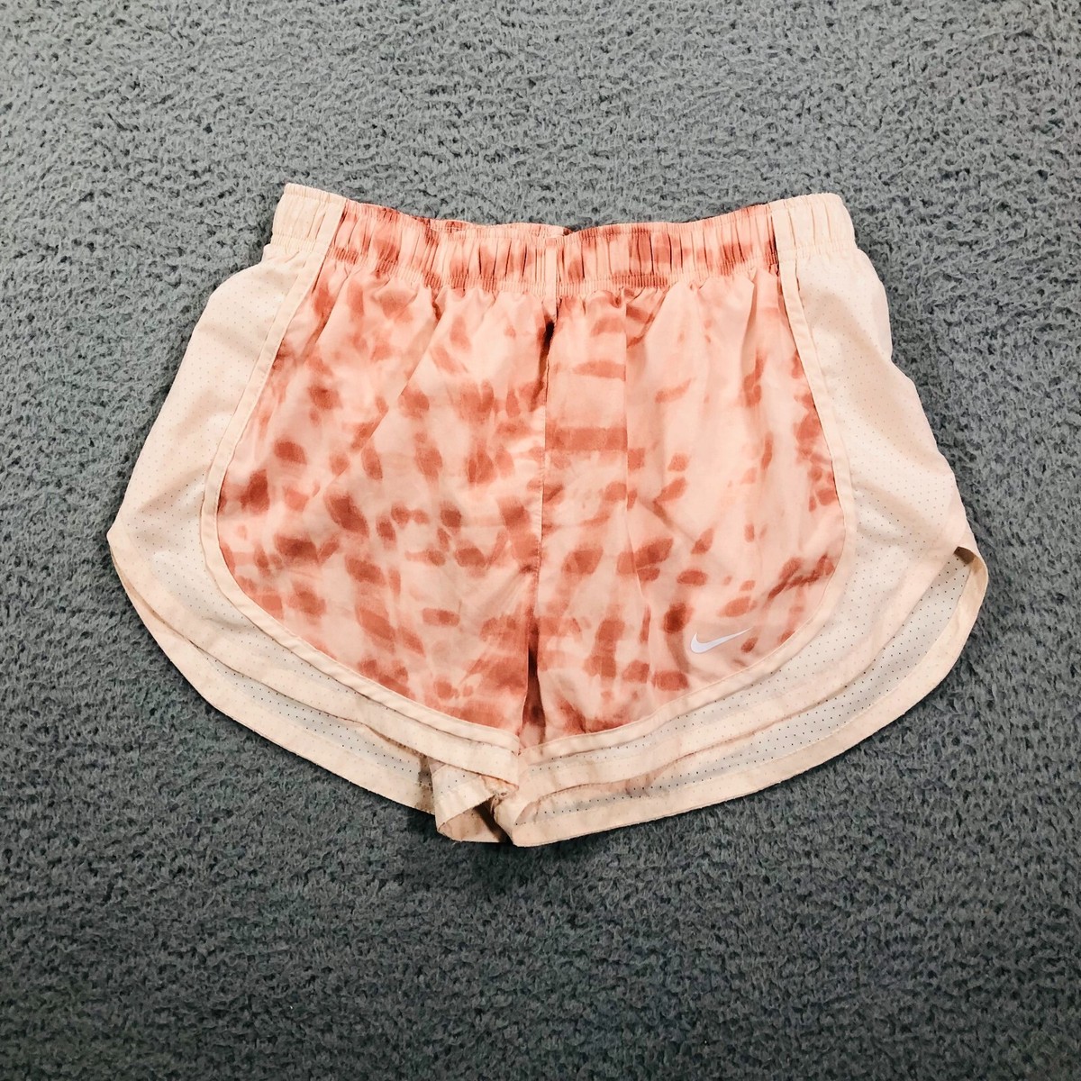 Nike Shorts Womens Small Pink Vented Lined Brief Running Comfort