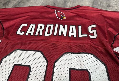 Vintage Reebok NFL Arizona Cardinals Football Jersey Mens Small Red 00 Shirt Y2K - Picture 7 of 10