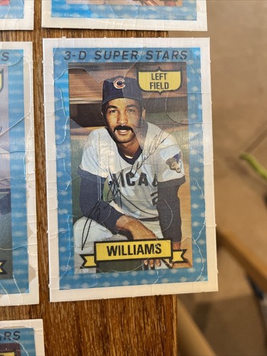 1974 Kellogg's 3-D Baseball Card Lot (Low  Grade) CRACKS 7 HOF CARDS Fisk Gibson - Picture 8 of 17