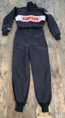 Simpson STD. 6 Youth L 1 PC. Nascar Kart Racing Suit Asphalt Karting Jim Hall
