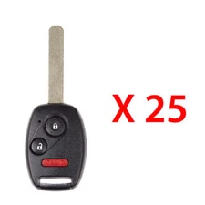 New Replacement for Honda 2007-2014 Remote Head Key Fob 3B MLBHLIK-1T (25 Pack)