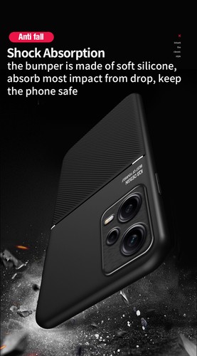 Para Xiaomi Poco X5 5G, Lujo Magnético Antideslizante Goma Cuero Caída Estuche Cala - Imagen 15 de 19
