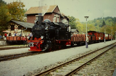 Eisenbahn Dia Wochenende im Selketal 1. und 2.10.94 Alexisbad 99 6101