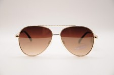 VINCE CAMUTO VC955 HHVL0217-B POLARIZED AVIATOR SUNGLASSES GOLD NEW