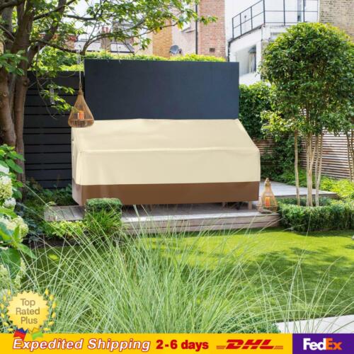 Housse de canapé 600D étanche housse de mobilier de patio pour housse de canapé d'extérieur - Photo 1/18