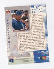 1994 Upper Deck Limited Edition Holograms #10 Cecil Fielder Tigers