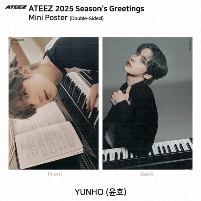 ATEEZ 2025 Season's Greetings Mini Poster (Double-Sided