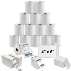 4"x6" Direct Thermal Address Shipping Labels For Rollo & Zebra Fanfold/Roll Us
