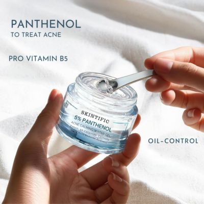 SKINTIFIC 5% Panthenol Acne Calming Relieve Redness Water Gel 45 g