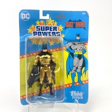 McFarlane DC Super Powers Batman Gold 40th Anniversary Figure Damaged Card New