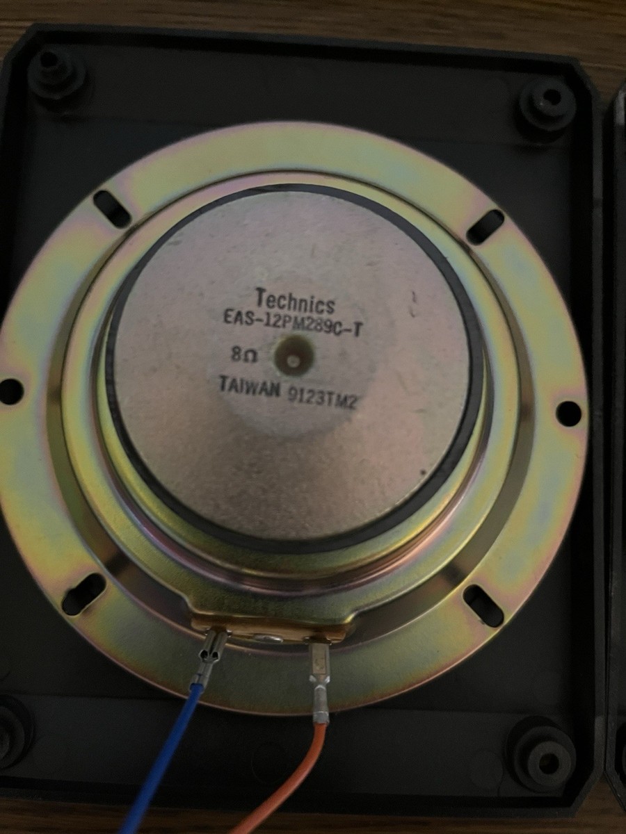 Pair of Technics SB-S407 Midrange Speaker w/ Trim EAS-65PH86B-T | eBay
