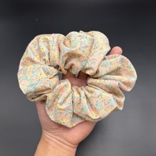 Hand Made Oversized Floral Scrunchie - Women Hair Scrunchie