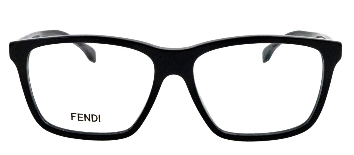 Fendi DIAGONAL Women Eyeglasses Square Black Demo FE50114F 001 NEW AUTHENTIC Fendi Women Black Eyeglass Frames for sale | eBay main image 2