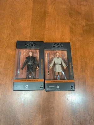 STAR WARS Black Series ANAKIN SKYWALKER Episode III OBI-WAN KENOBI #05 and #06