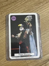 Papa Shango 1992 Catcher Quartett Card D3 Series 2 Amigo Spiele ULTRA RARE WWF