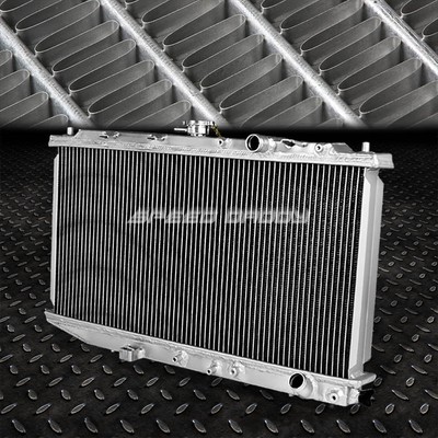 2-Row Aluminum Racing Radiator for 88-91 Honda CRX/Civic MT 1.5 EC ED ...