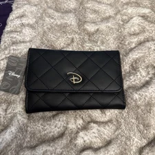 NWT Buckle-Down Disney Foldover Wallet - Beautiful Black