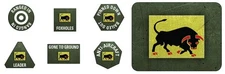 Flames of War 11th Armoured Division Tokens & Objectives FOW BSO902