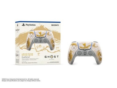 PlayStation 5 DualSense  Controller Ghost of Yōtei Gold Limited Edition - White