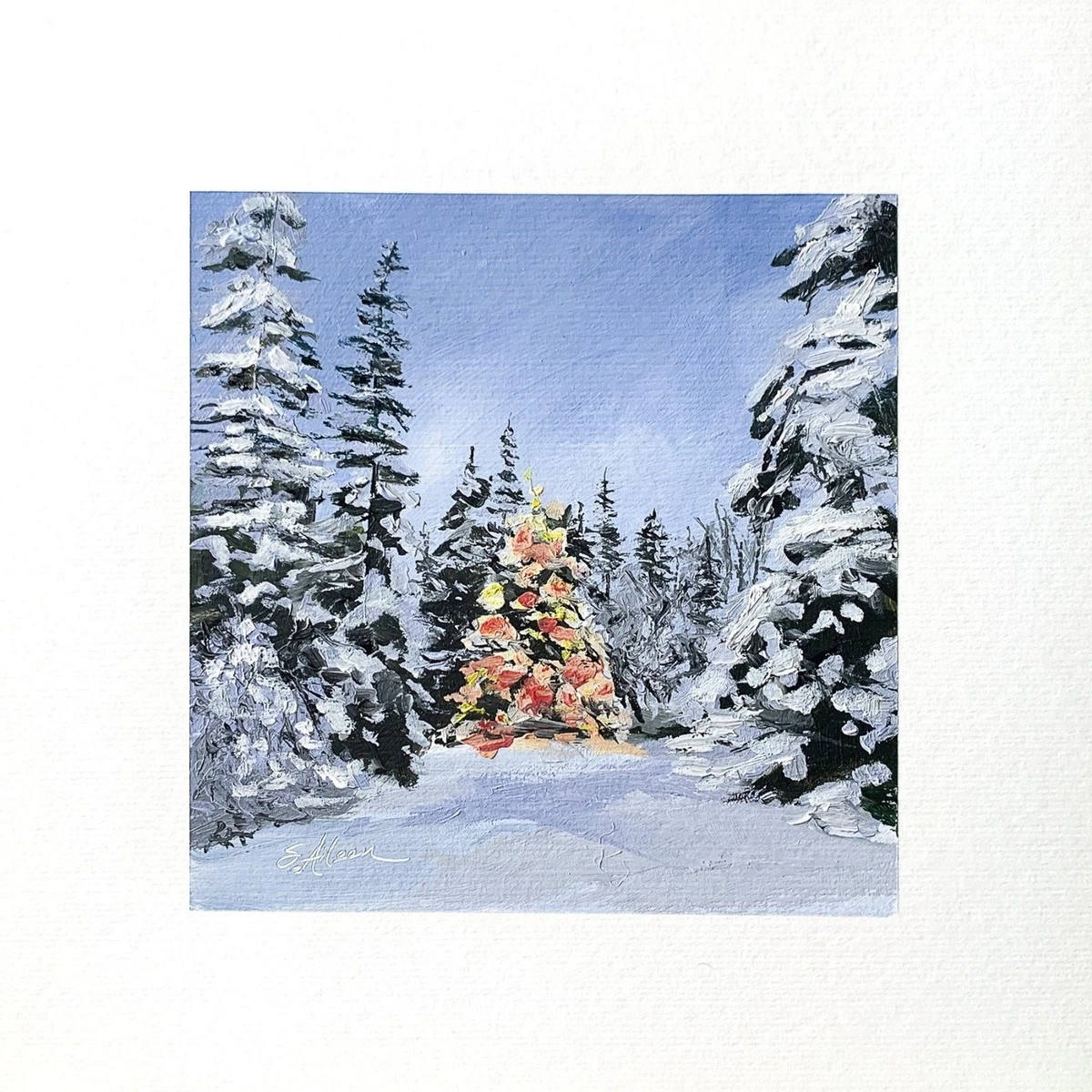 Oil Painting Christmas Original Art Paintings for sale | eBay