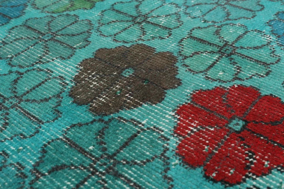 Vintage Oriental Hand-Knotted Carpet 5'11" x 9'3" Traditional Wool Area Rug - Image 2 of 2