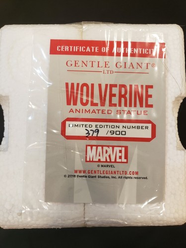 Gentle Giant Wolverine Animated Statue Marvel Skottie Young 379/900 - Picture 4 of 6
