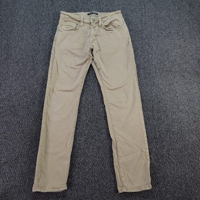 Mavi Jeans Men 31x32 (Fits 30x31) Khaki Marcus Slim Straight Leg 5 Pocket Pant
