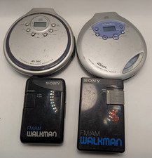 Sony Walkman Tape SFR-21W SRF-29 Audiovox Venturer CD Players Parts Or Repair