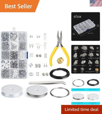 Jewelry Making Kit Jewelry Findings Starter Kit Jewelry Beading Making and Re...