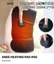 Heated Knee Brace Heating Pad, Adjustable
