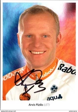 26238 Autographed Arvis Piziks Cycling Card - Autograph
