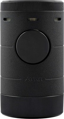 Xikar Cigar Lighter Volta Quad-Jet Flame Torch Black XI-569BK