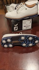 Footjoy Premiere Series - Field White / Navy Size 8 Medium