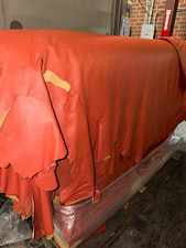Orange Tropical Leather Hide 50 SQFT-Leathercraft & Upholstery Craft