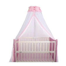 Breathable Crib Netting Bed Curtains Canopy for Kids Mosquito Net Bedroom Dec...