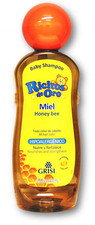 Honey Bee Shampoo Baby Shampoo with Pop-Up Rattle Cap, Paraben Free Product fo