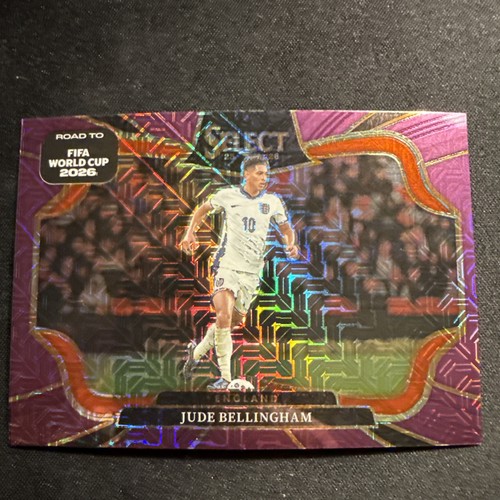 Jude Bellingham 2026 Panini Select Road to FIFA World Cup Purple Mojo Prizm #216