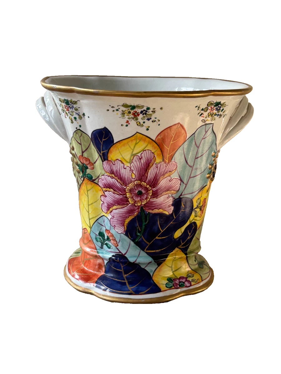 陶瓷多色花瓶| eBay