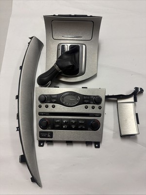  2008 INFINITI G37 COUPE  AUTOMATIC SHIFTER CENTER CONSOLE TRIM BEZEL