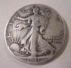 US Walking Liberty half dollar. 1941. Circulated.