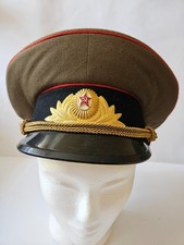Original UdSSR Offizier Schirmm&uuml;tze Sowjetarmee CCCP Dienstm&uuml;tze Gr&ouml;&szlig;e 57