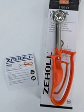 Zeroll Universal 1-3/16" Extended Length EZ Disher - Orange - 2100-EX