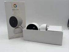 Google Nest Cam Indoor Wired Smart Home Security Camera Snow White GJQ9T