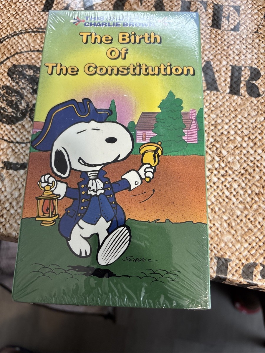 (未使用･未開封品)Peanuts: Birth Constitution Charlie Brown [VHS] 未使用・未開封品)Peanuts: Birth Constitution Charlie Brown