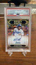 PSA 9 2022 Bowman Sterling - Wilman Diaz Auto #’d/5 #SSAWD Rose Gold Refractor
