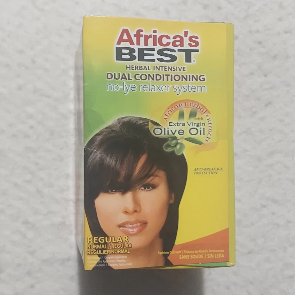 Africa's Best Herbal Intensivo Doble Acondicionador No-Lye Relajante Regular Foto 2 de 3